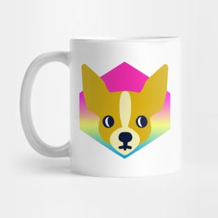 Chihuahua Rainbow Dog Owner Pride Vintage Funny Chihuahua Mug